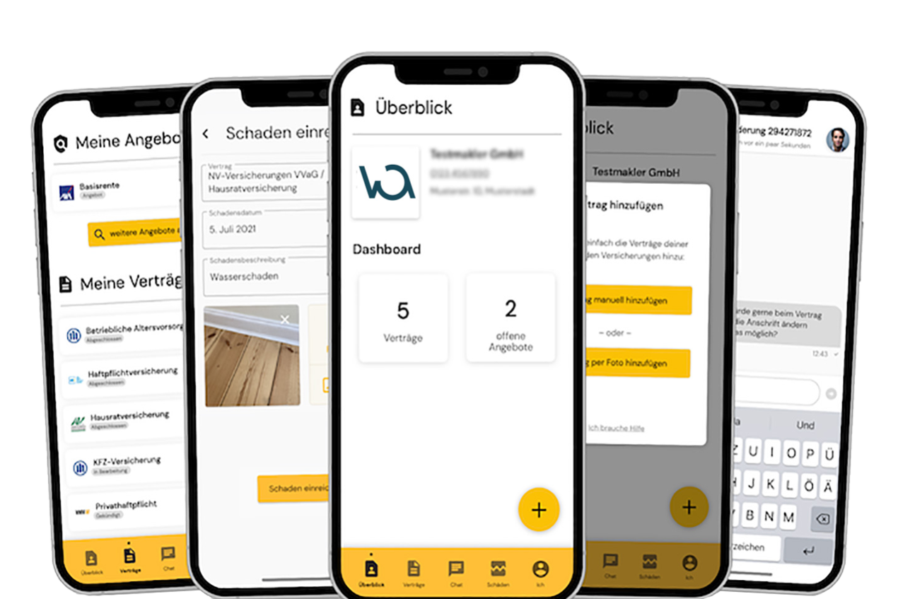 Wieland Assekuranz Kunden-App Beitragsbild